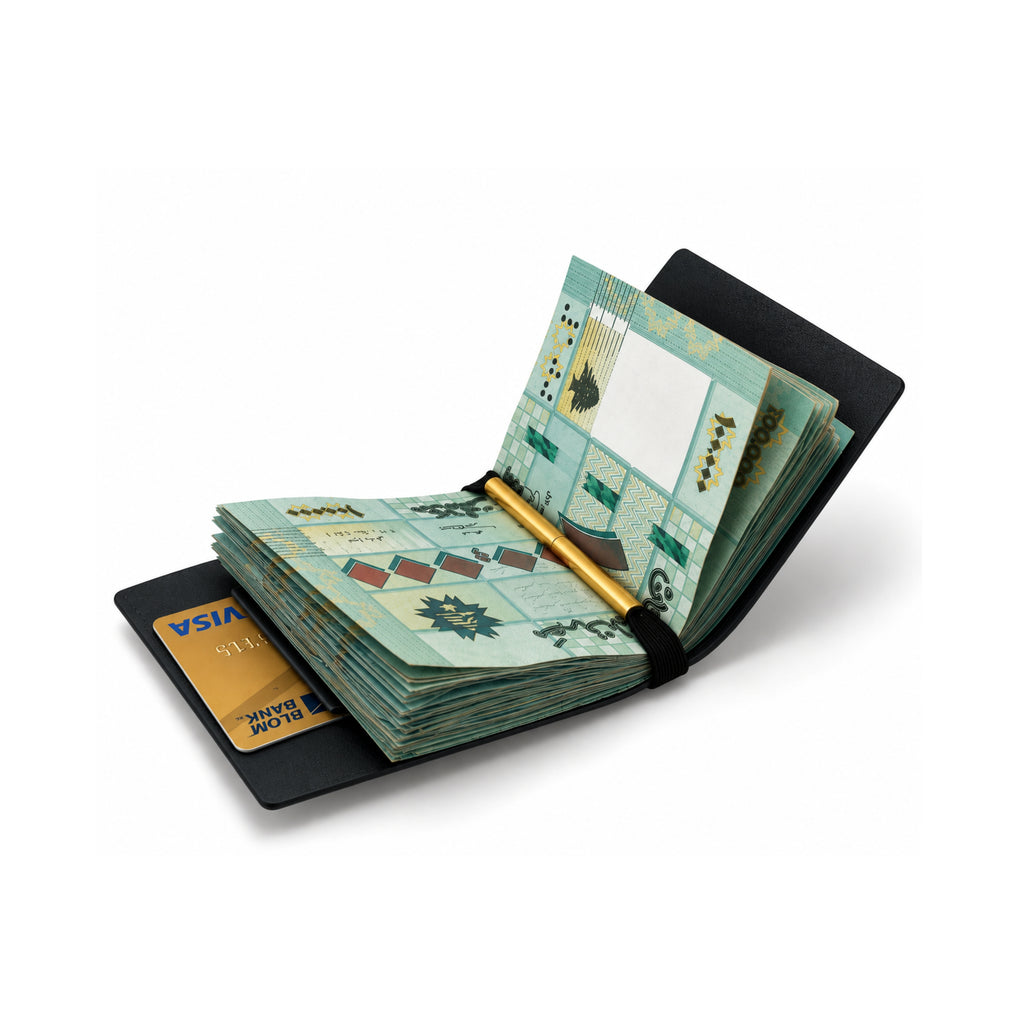 The HS™ Leather Card-Cash Holder Wallet