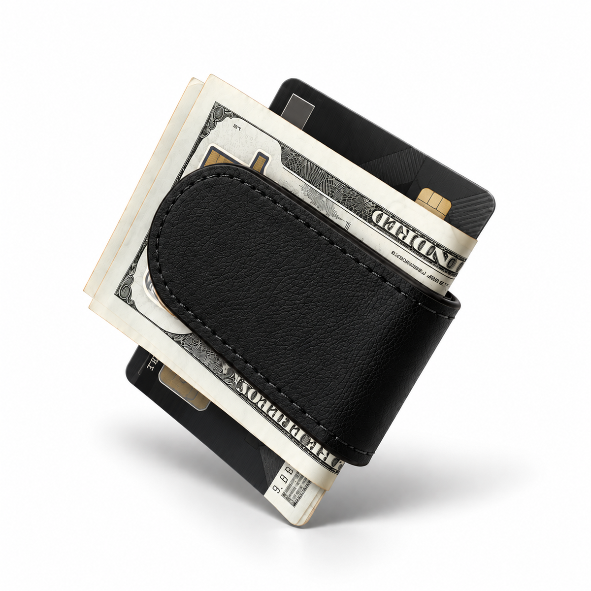 The HS™ Leather Money Clip