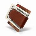 The HS™ Leather Money Clip